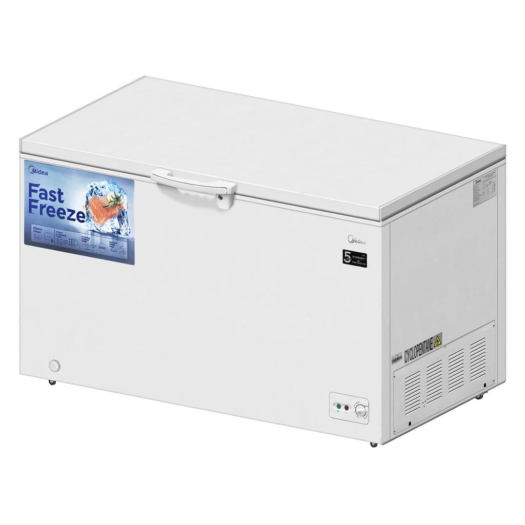 MIDEA Chest Freezer with Key Lock 418L